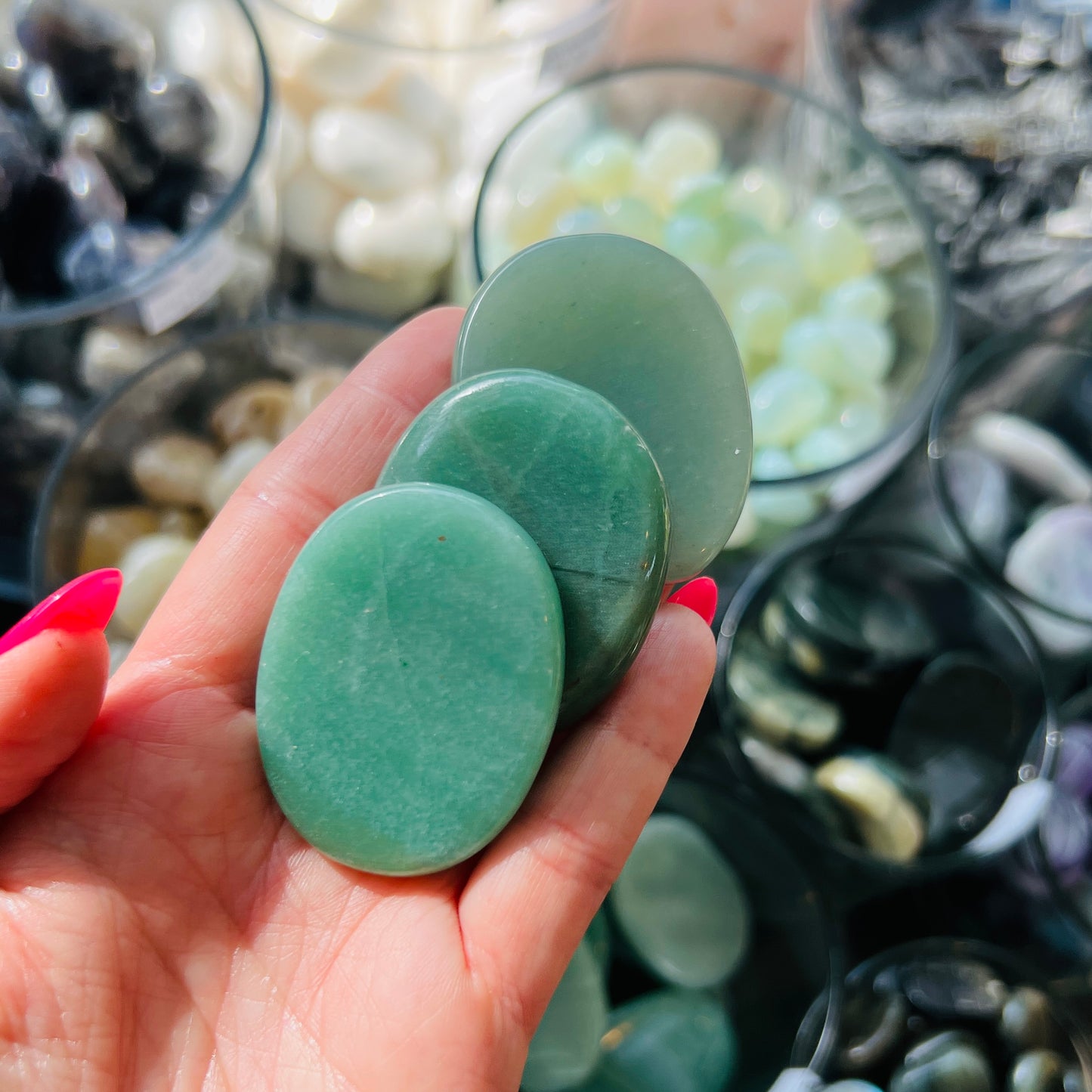 Green Aventurine Flat Stone
