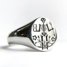 Momento Mori Signet by Digby & Iona