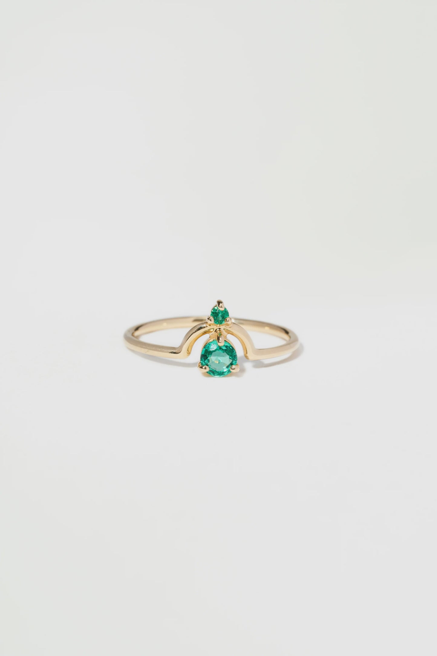 Nestled Emerald Ring by wwake
