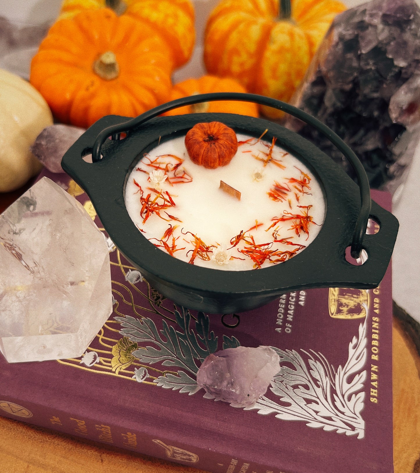 Cauldron Candle - Pumpkin Potion