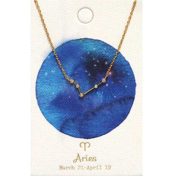Gold Zodiac Constellation Necklace