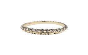 Ring of Salt Ring with Salt & Pepper Diamond by Sofia Zakia