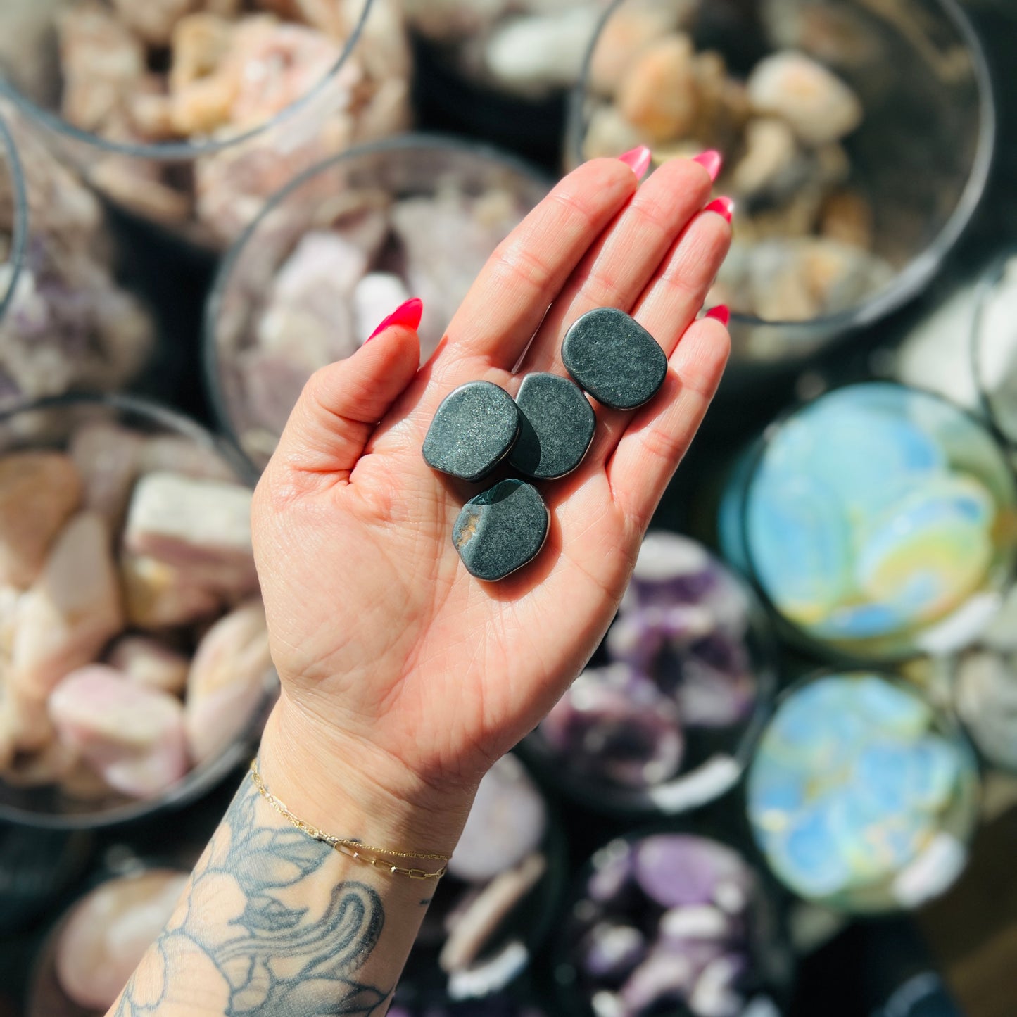 Hematite Flat Stone