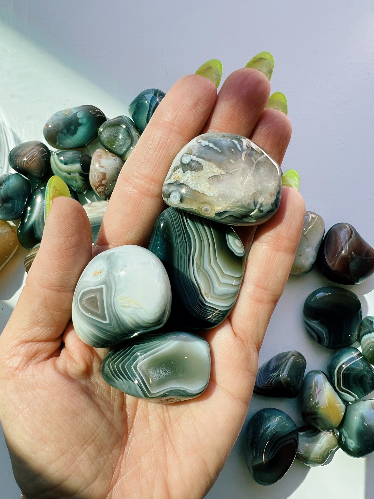 Botswana Agate Tumbled Stone