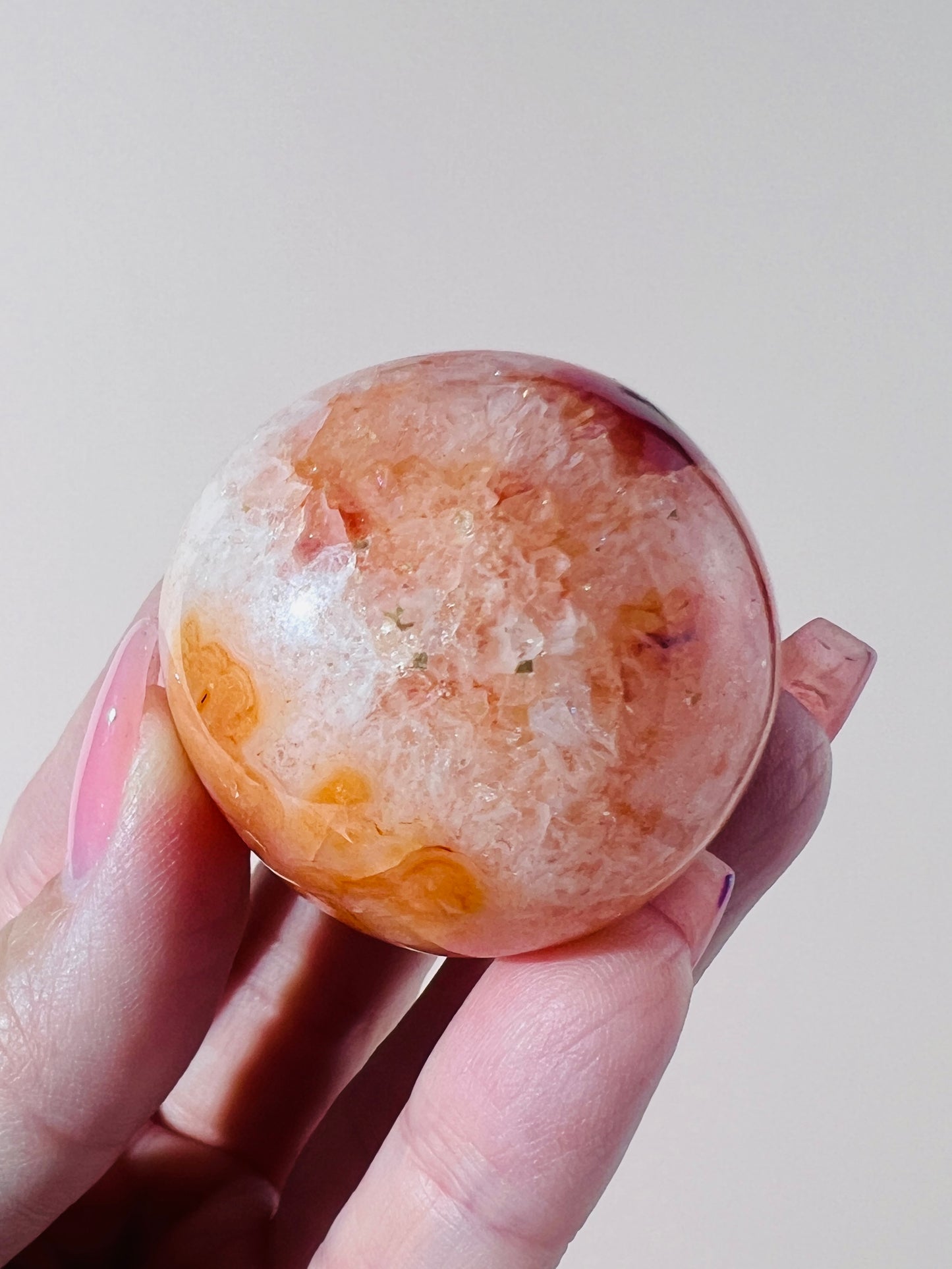 Carnelian Palm Stone