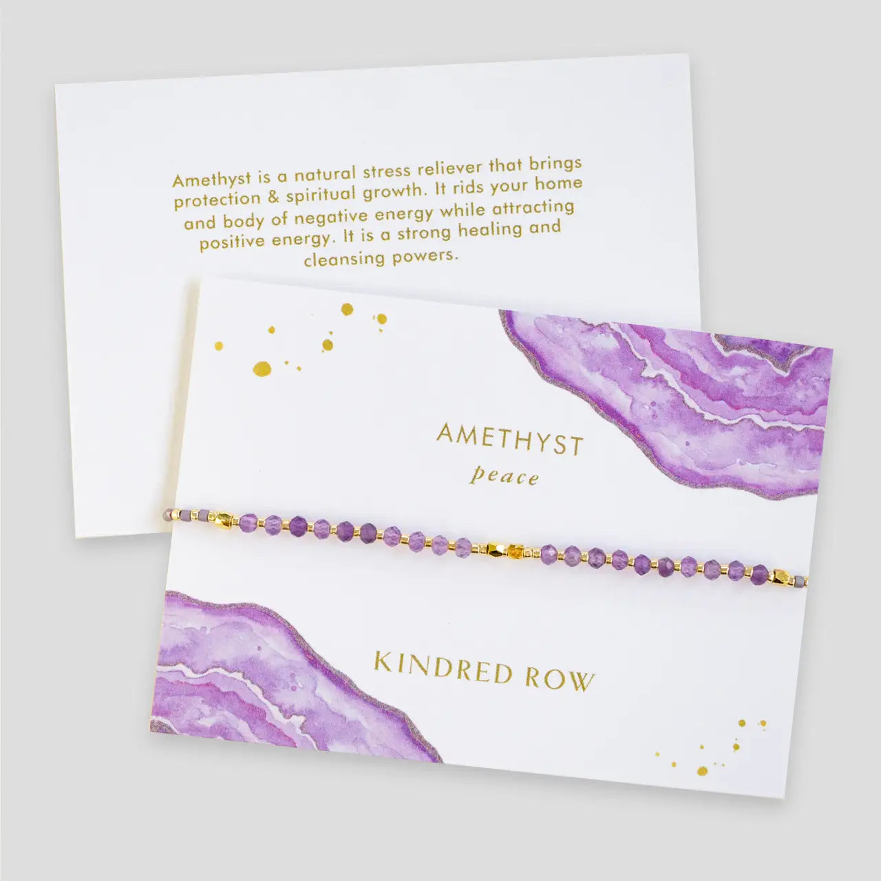 Amethyst Stacking Bracelet