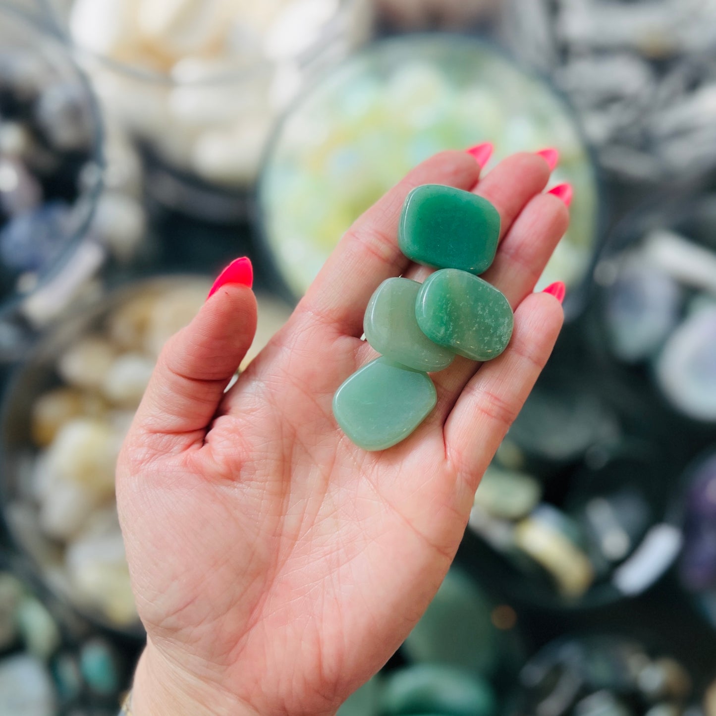 Green Aventurine Flat Stone