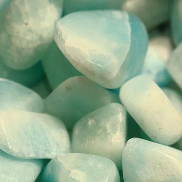 Tumbled Aqua Chalcedony