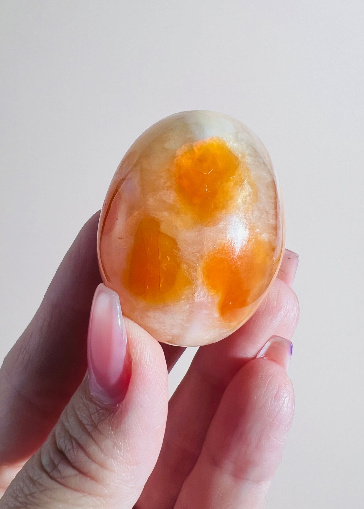 Carnelian Palm Stone