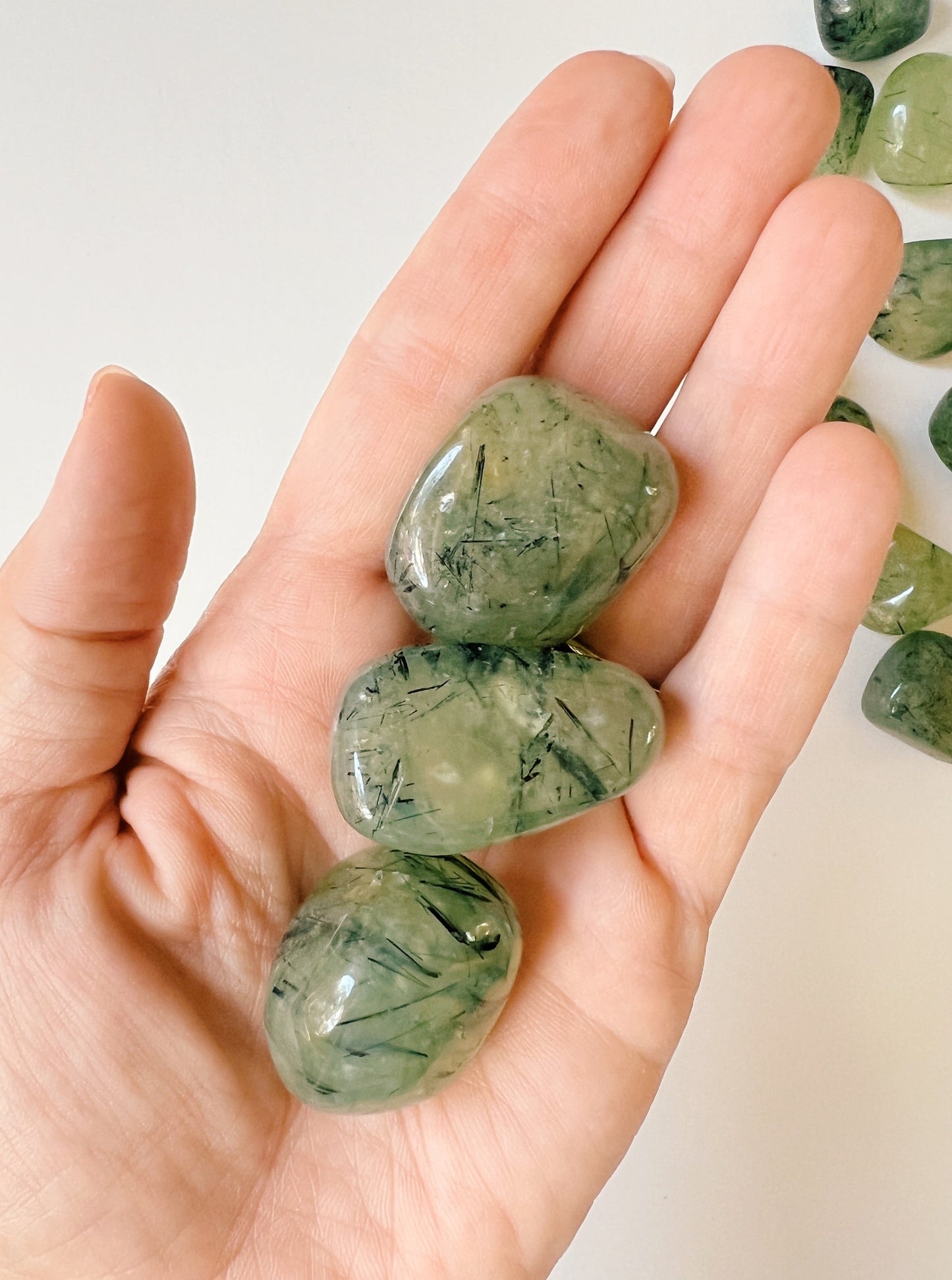 Prehnite Tumbled Stone