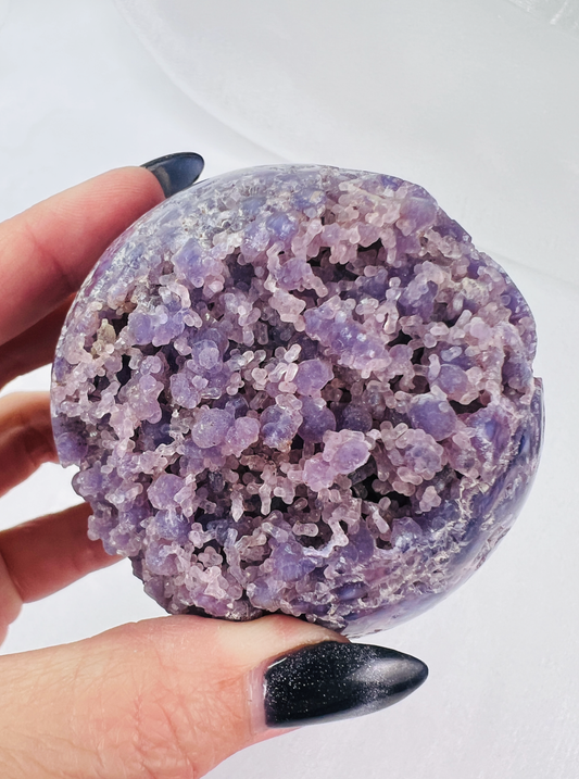 Grape Agate Sphere - B