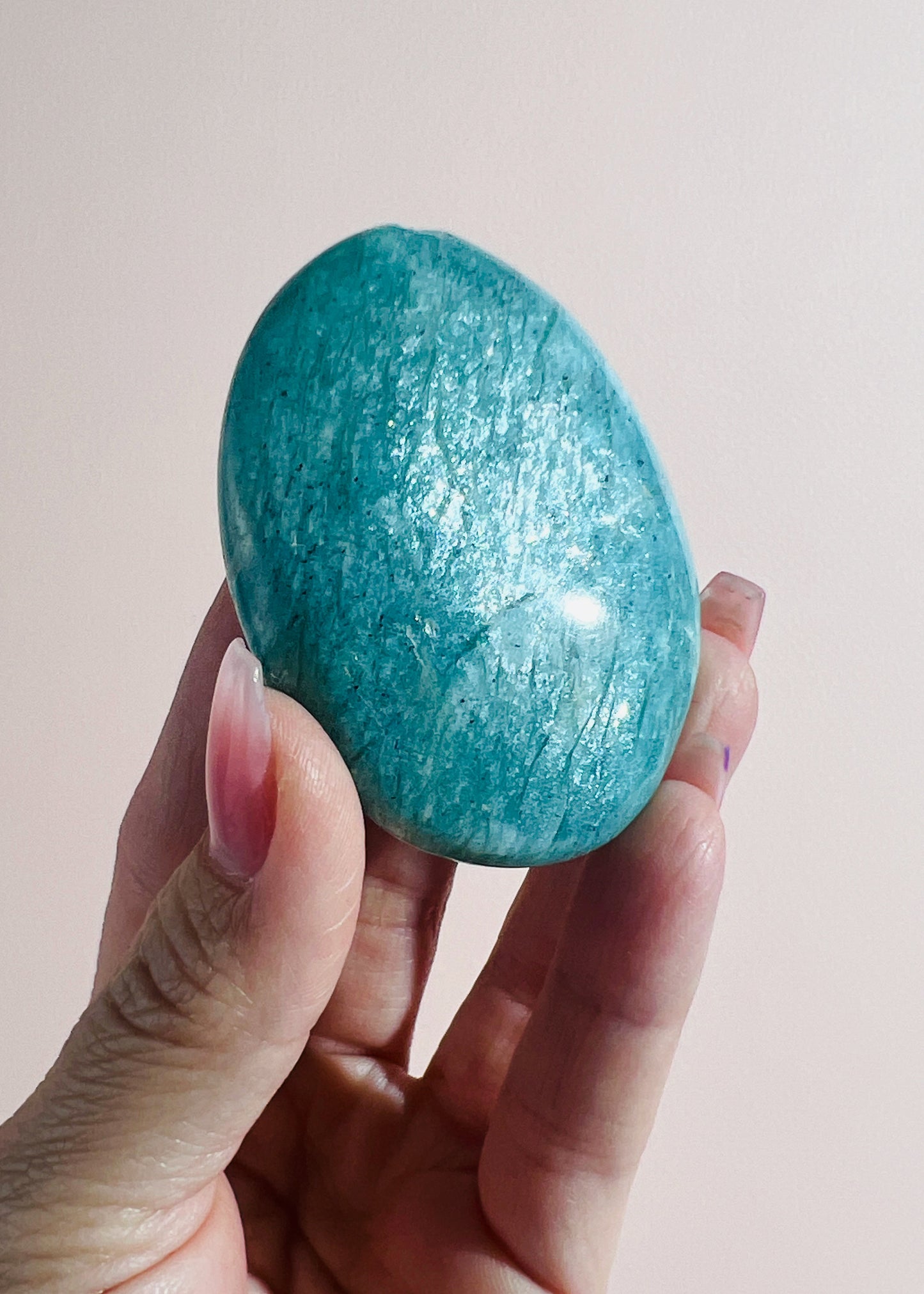 Amazonite Palm Stone