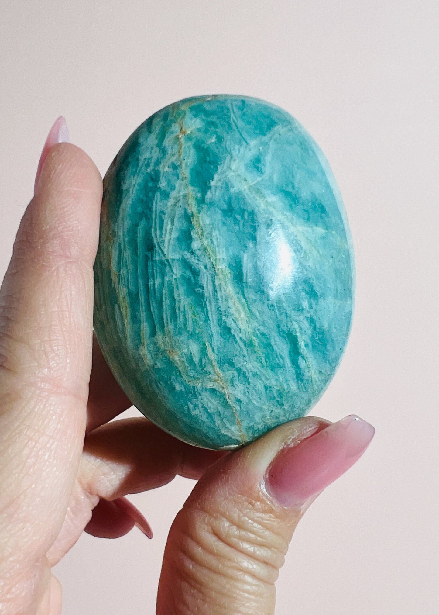 Amazonite Palm Stone