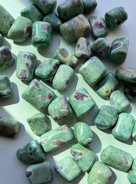 Ruby Fuchsite - Tumbled