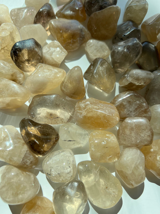 Natural Citrine Tumbled Stone