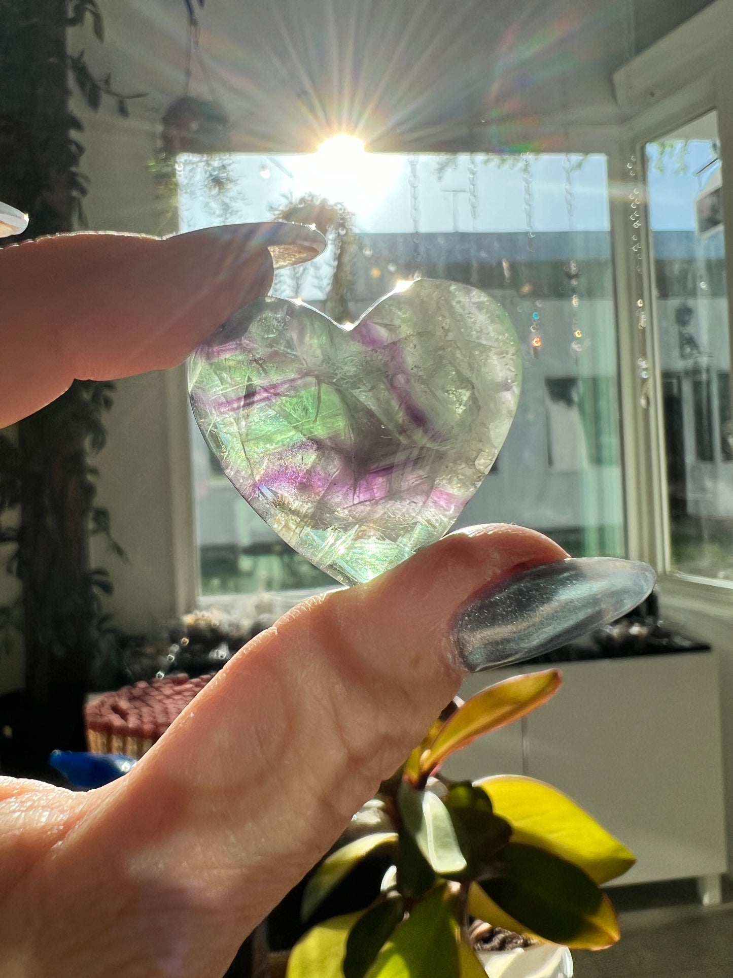 Fluorite Heart