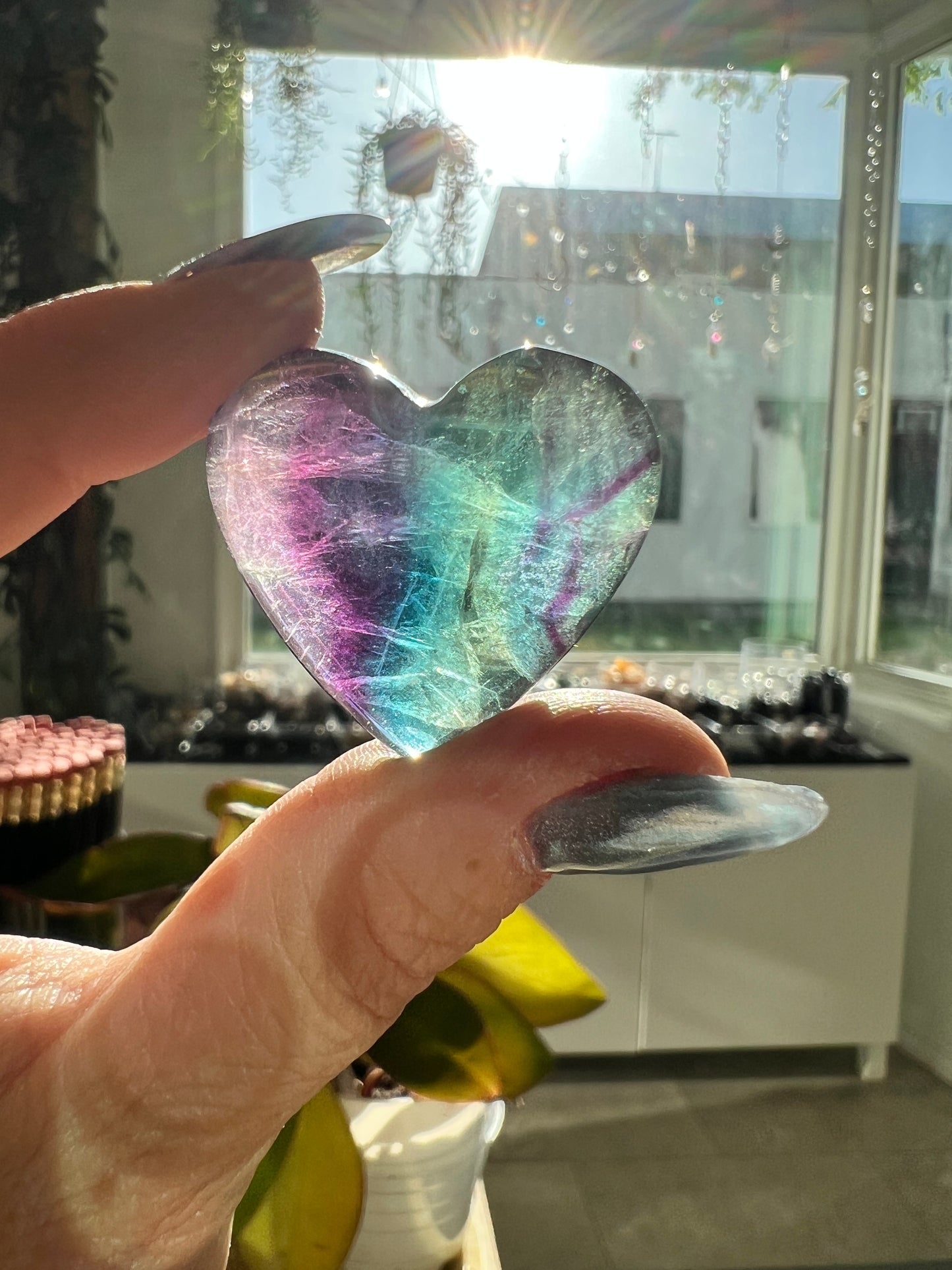 Fluorite Heart