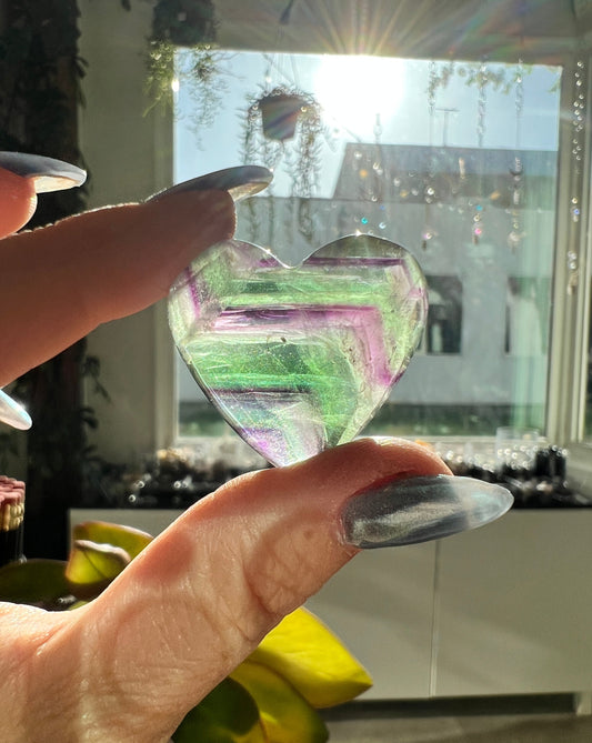 Fluorite Heart
