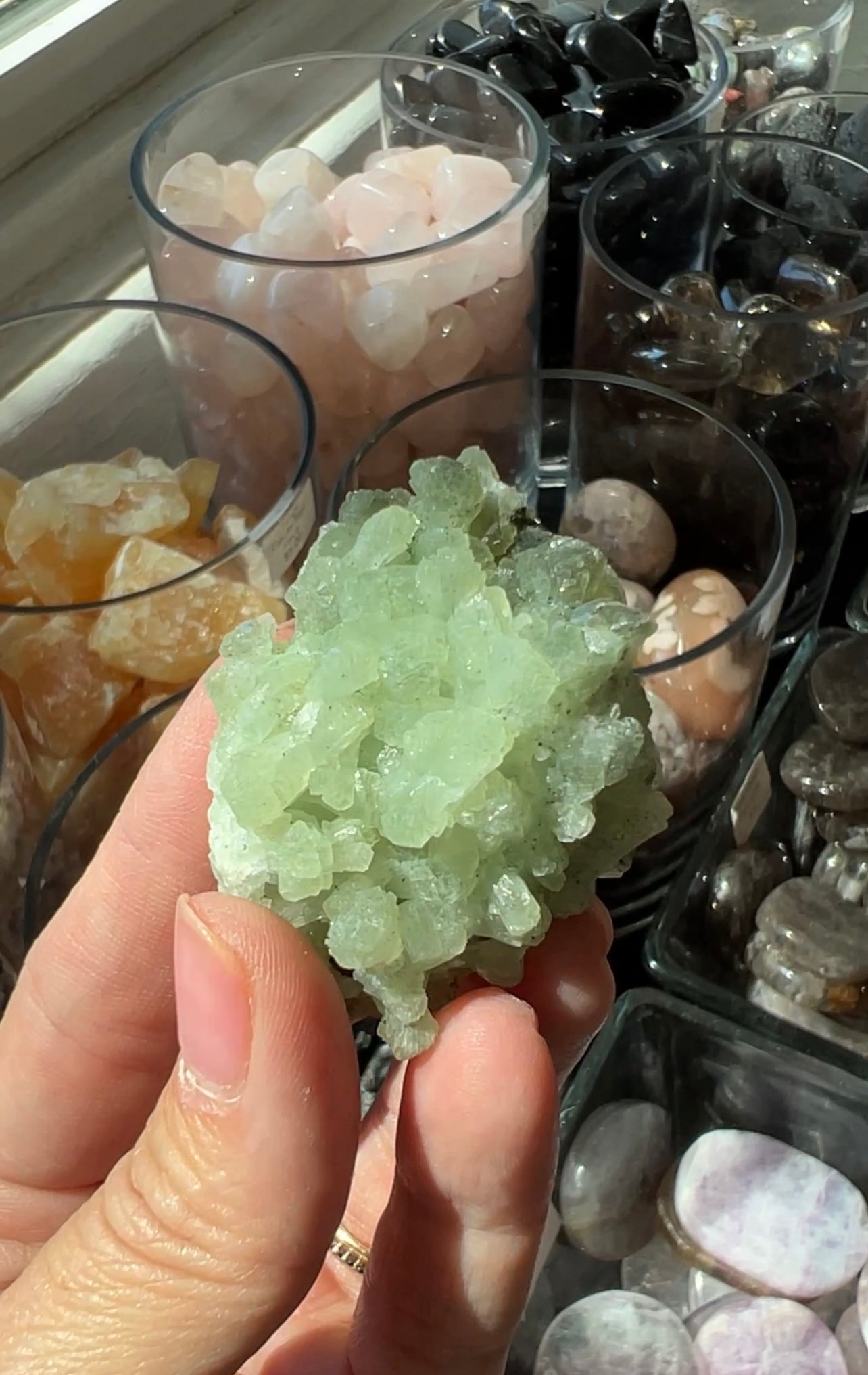 Prehnite Natural Cluster