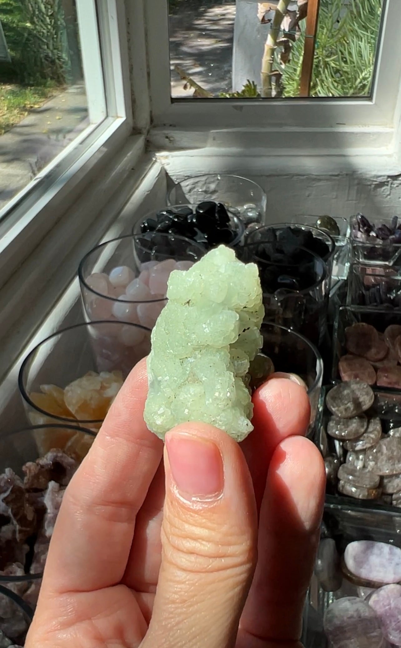 Prehnite Natural Cluster