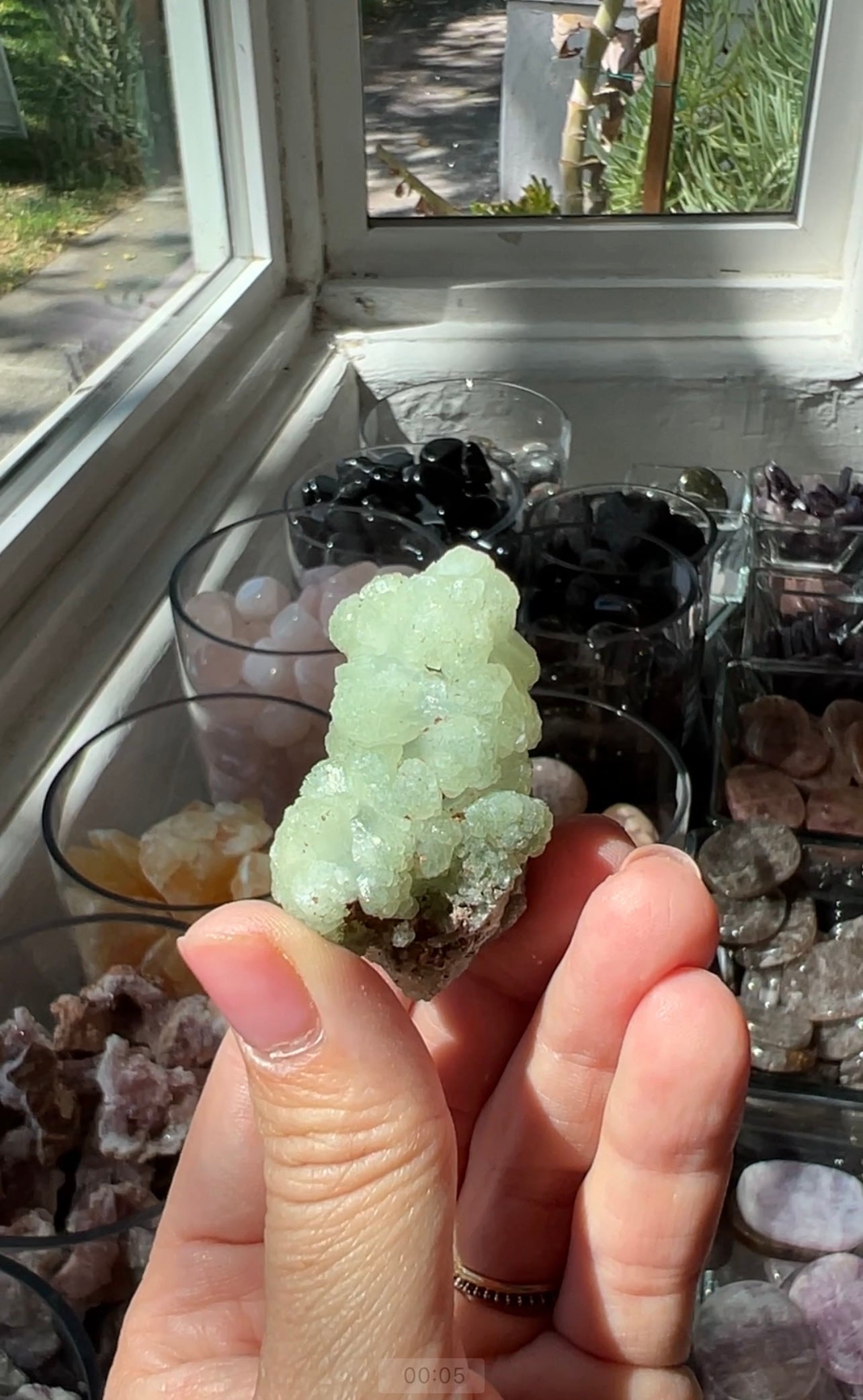 Prehnite Natural Cluster