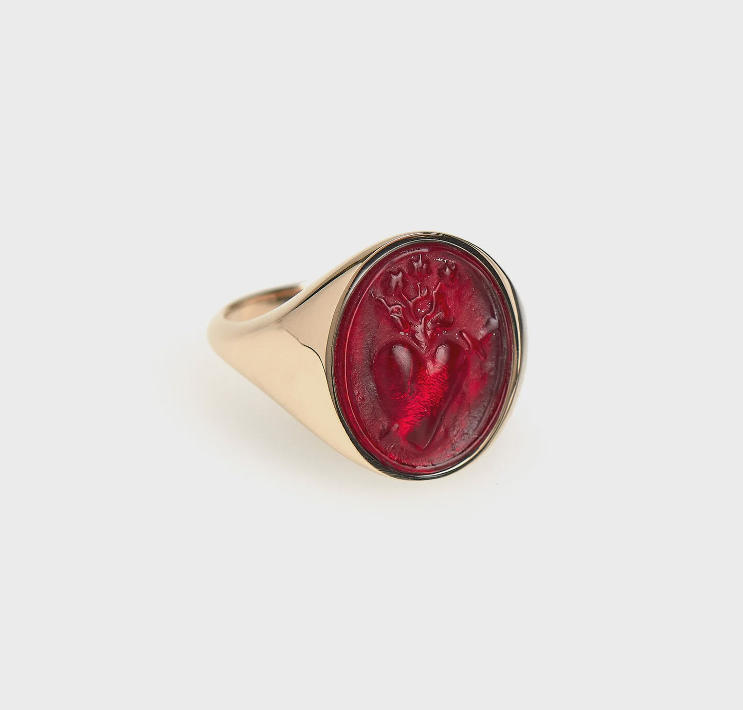 Sacred Heart Signet Ring
