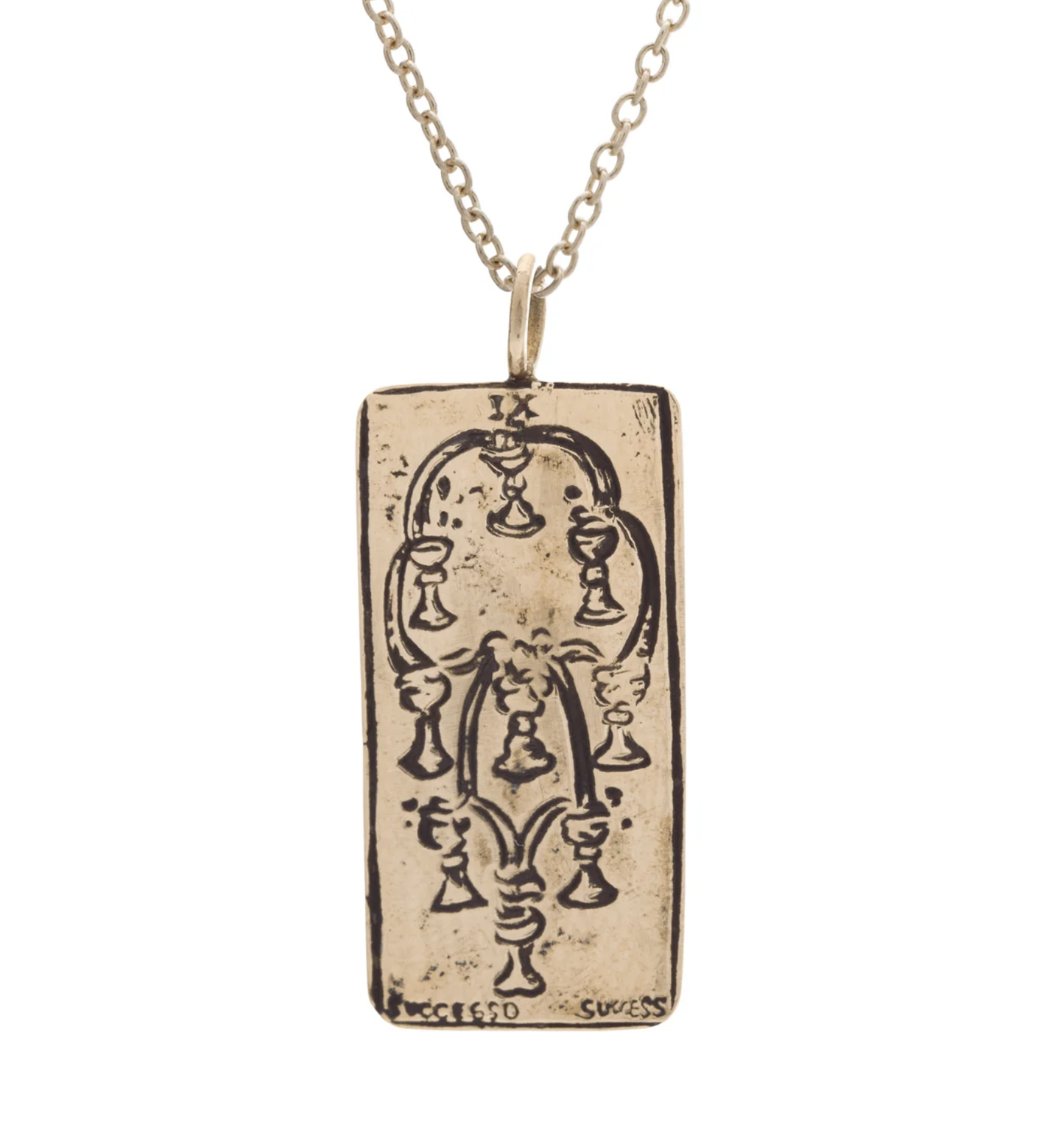 Nine of Cups Tarot Necklace by Sofia Zakia