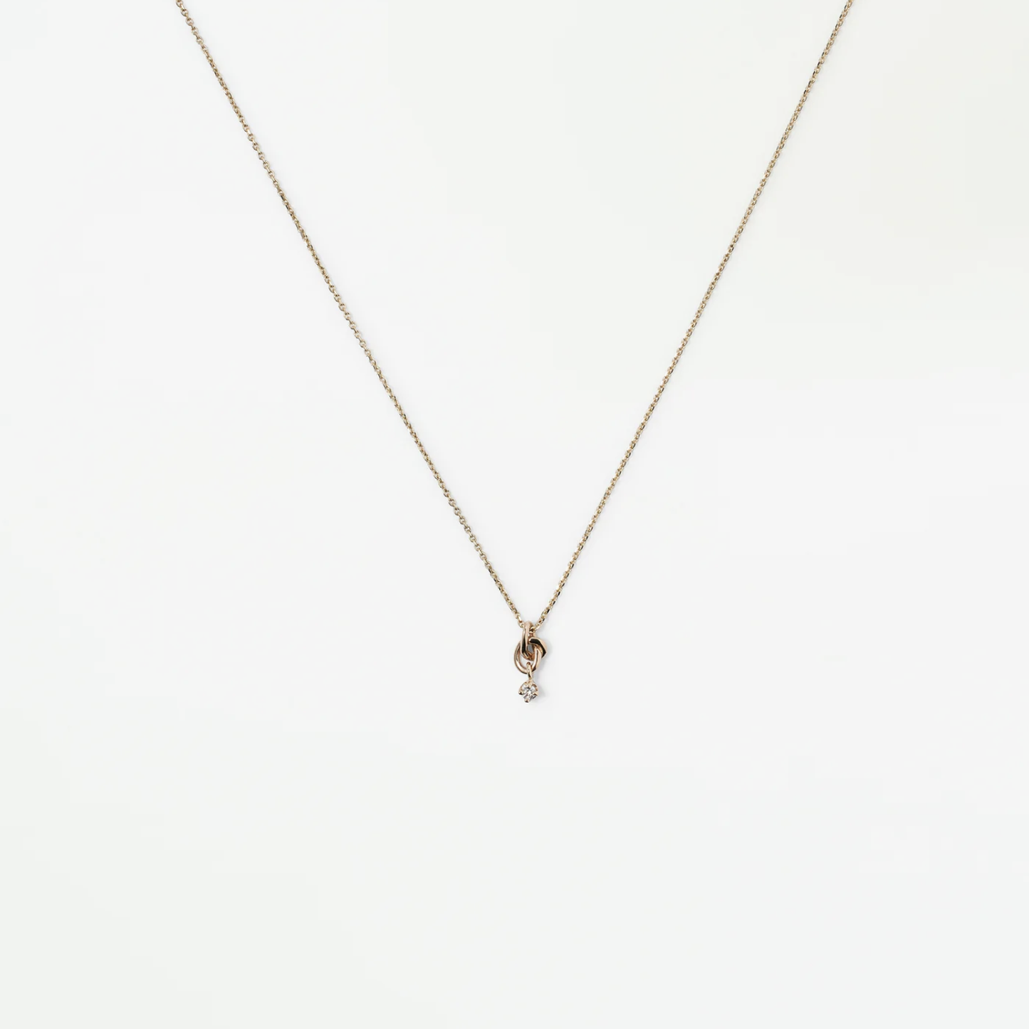 Little Ode Diamond Necklace by Wwake