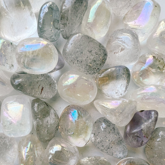 Angel Aura Quartz  Tumbled