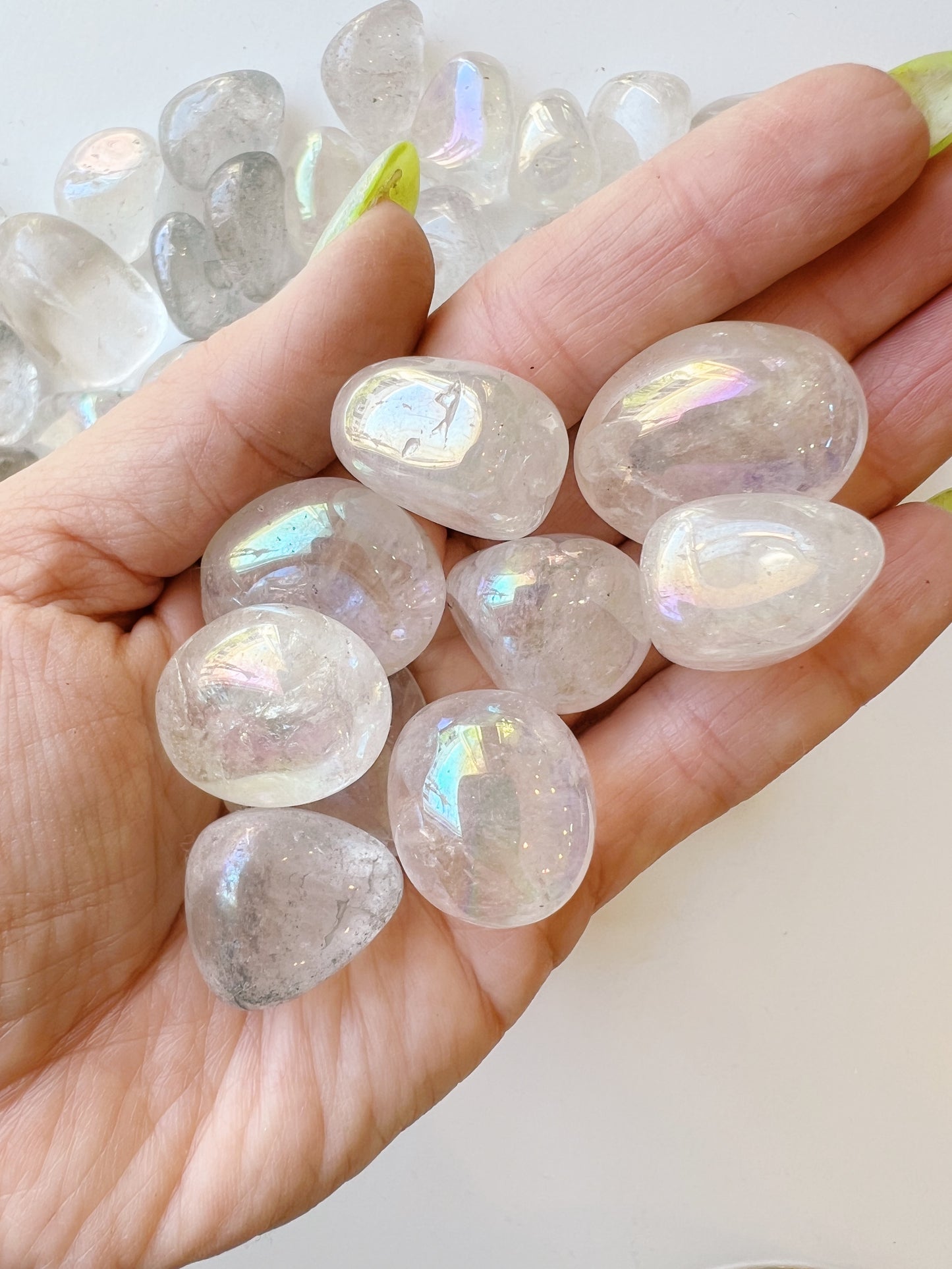 Angel Aura Quartz  Tumbled