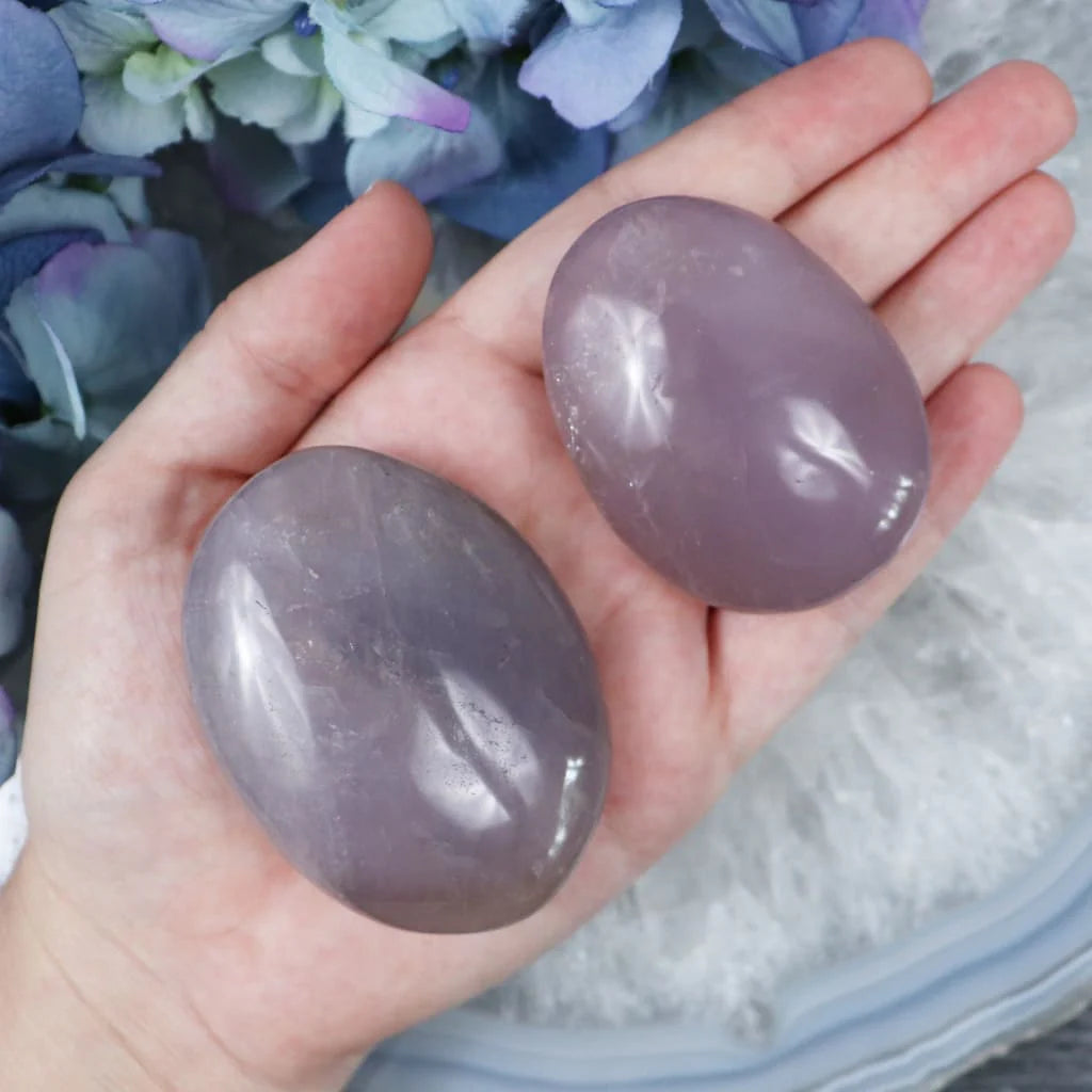 Blue Rose Quartz Pebble