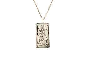 High Priestess Tarot Necklace by Sofia Zakia