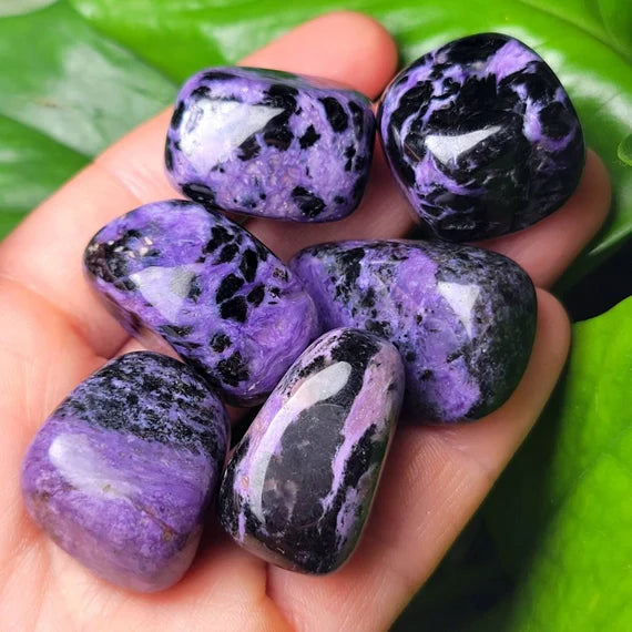 Tumbled Charoite