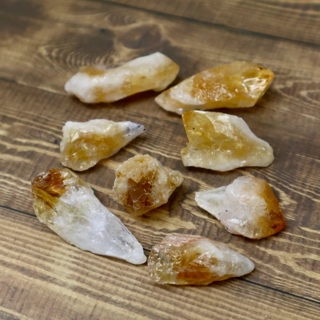 Citrine Raw Points
