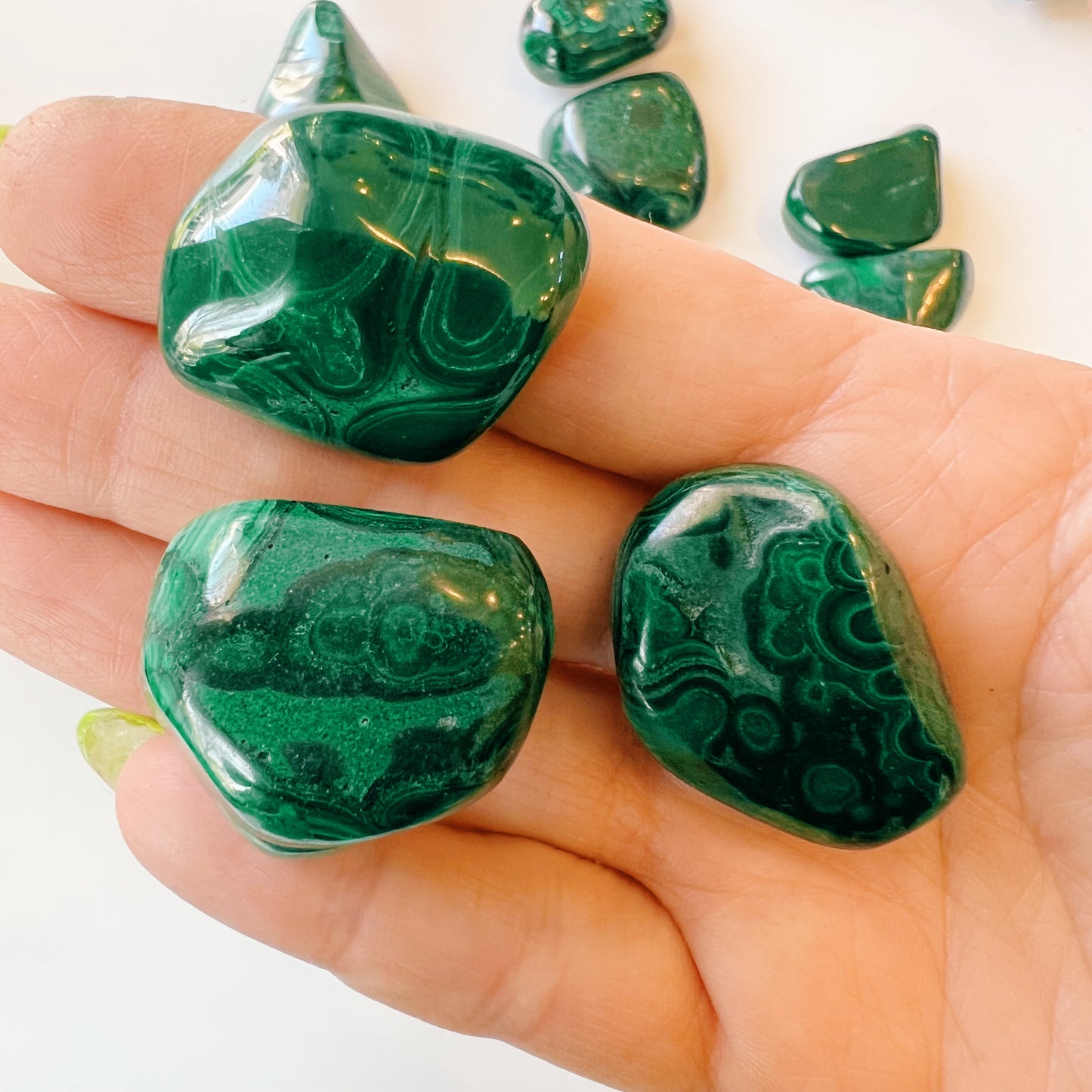 Malachite Tumbled Stone