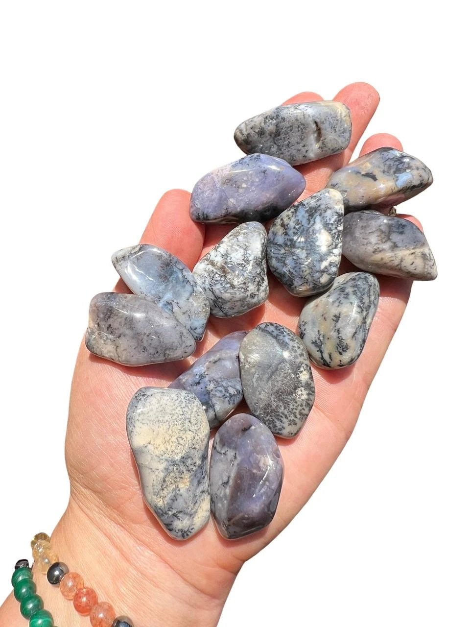 Tumbled Dendritic Agate