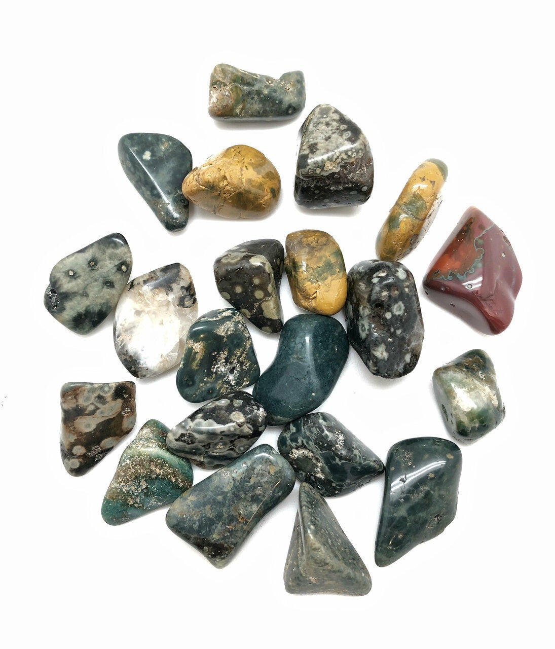 Tumbled Sea Jasper