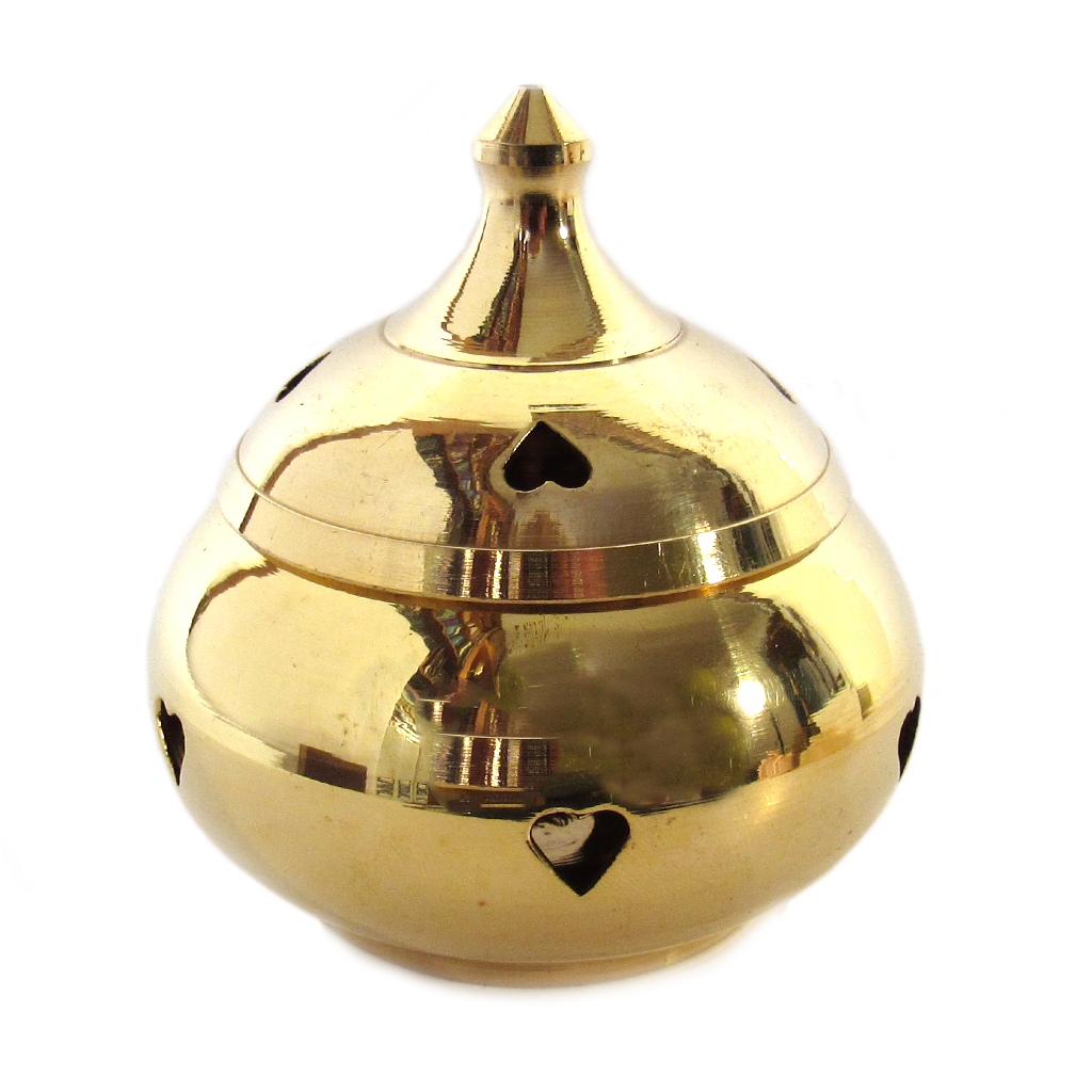 Tiny Brass Incense Holder