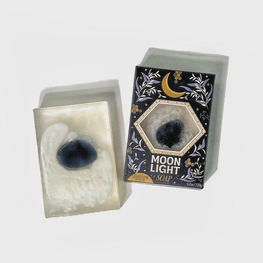 Moonlight Gemstone Bar Soap Obsidian