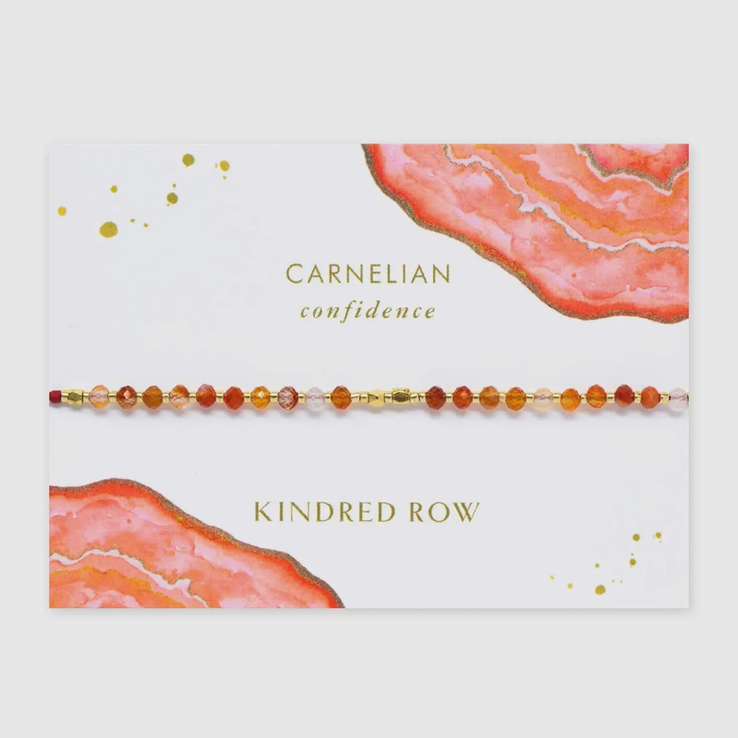 Carnelian Stacking Bracelet