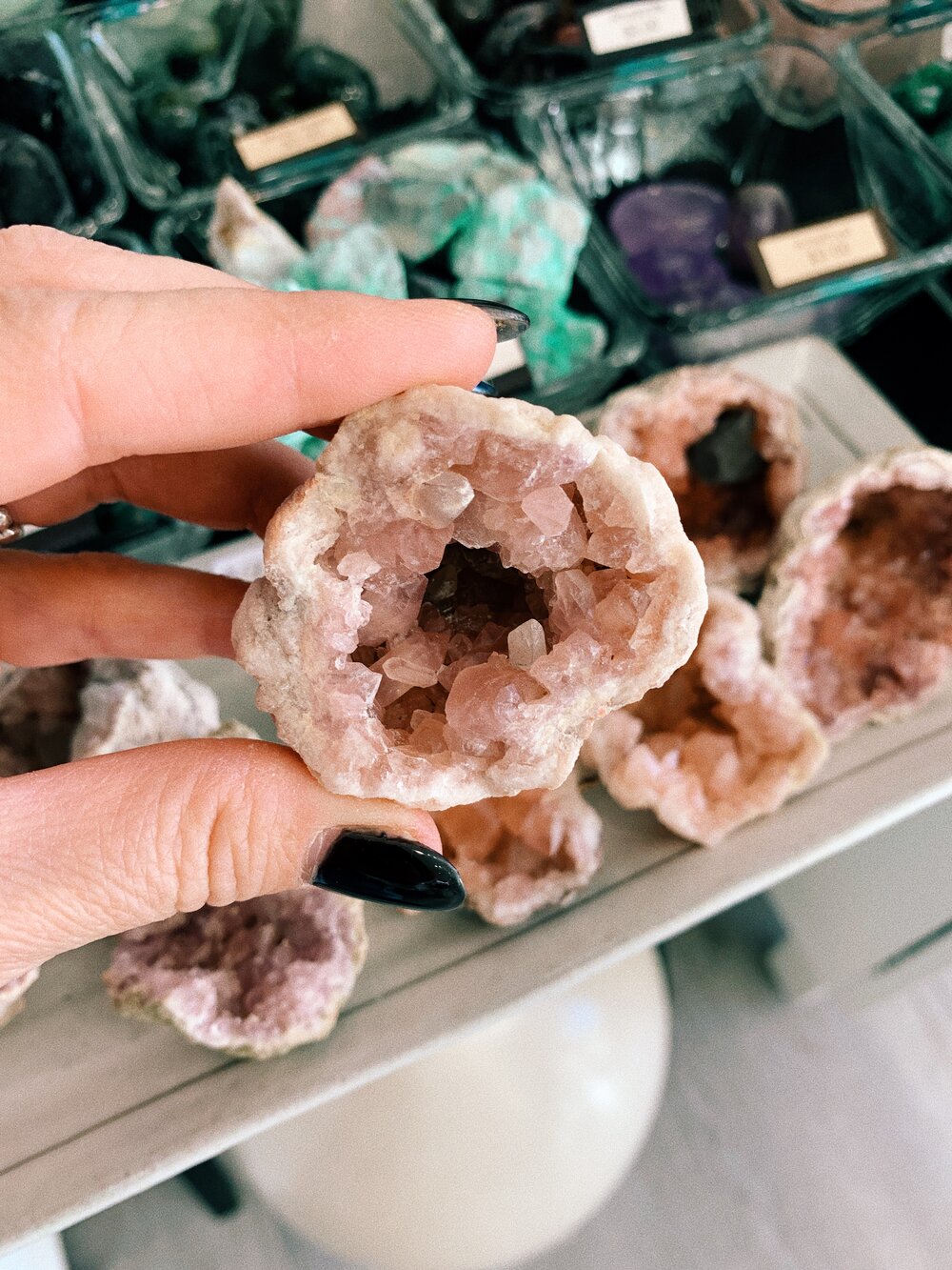 Pink Amethyst Geode