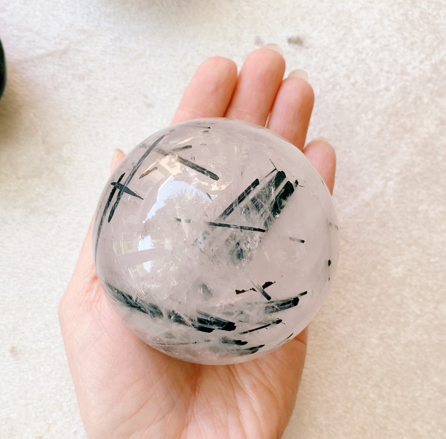 Tourmaline Quartz Spheres