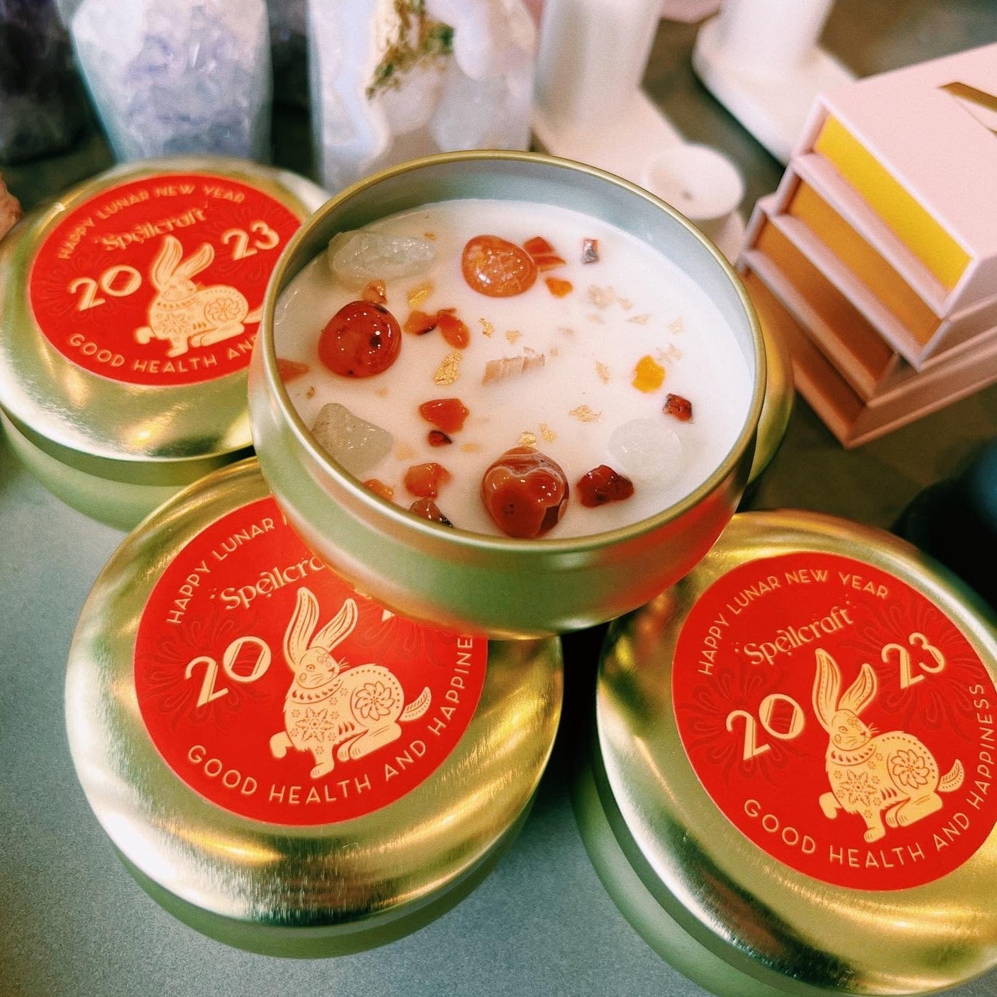 Lunar New Year Crystal Candle 6oz