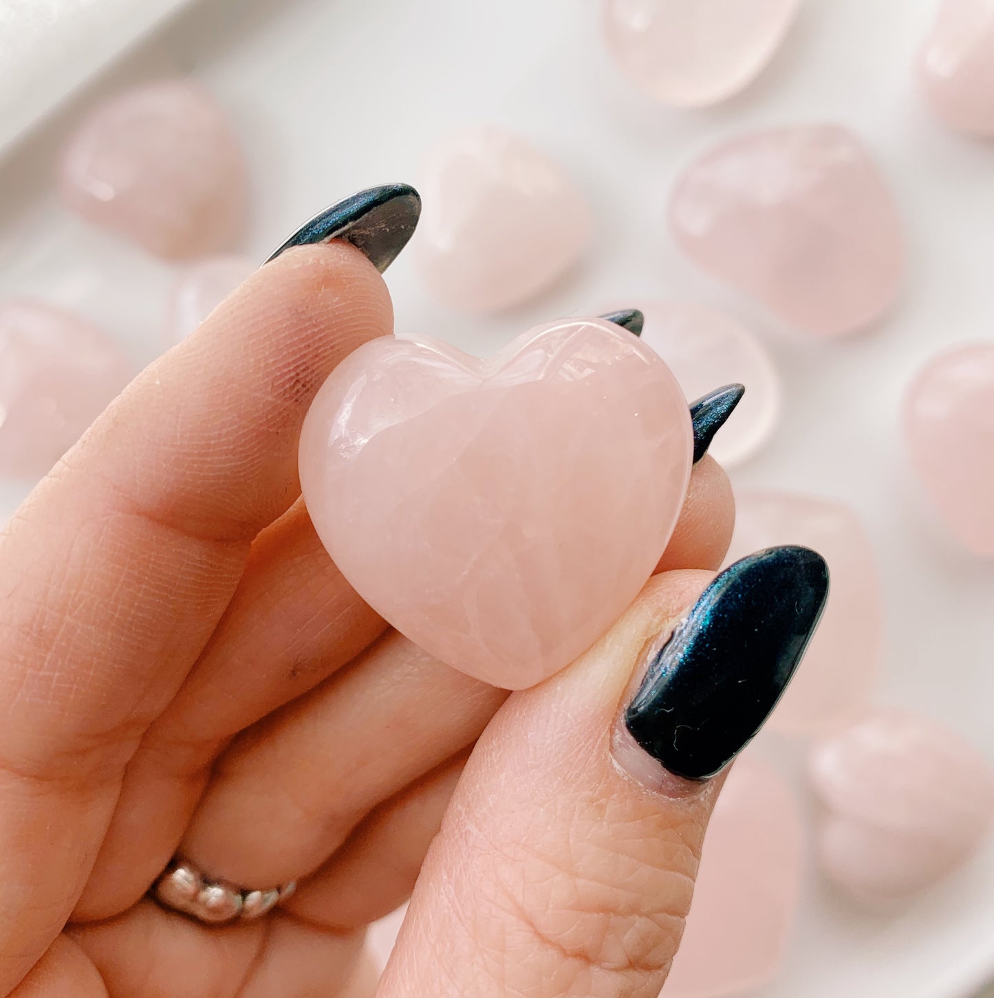 Rose Quartz Heart