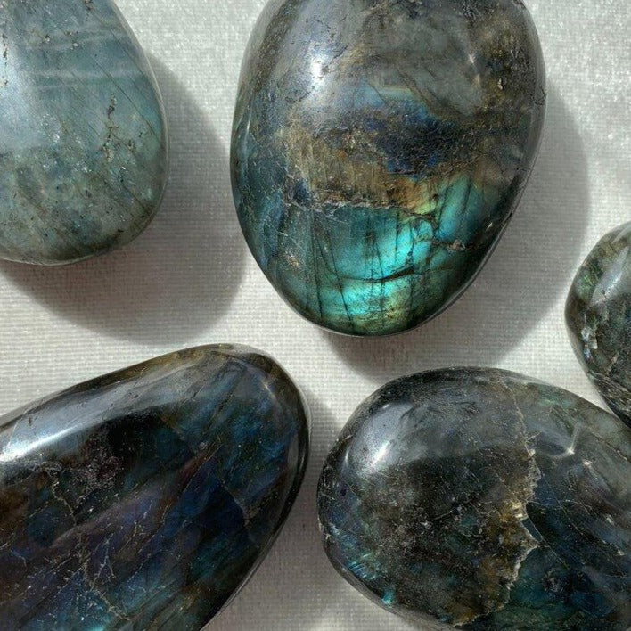 Labradorite Large Palm Stone