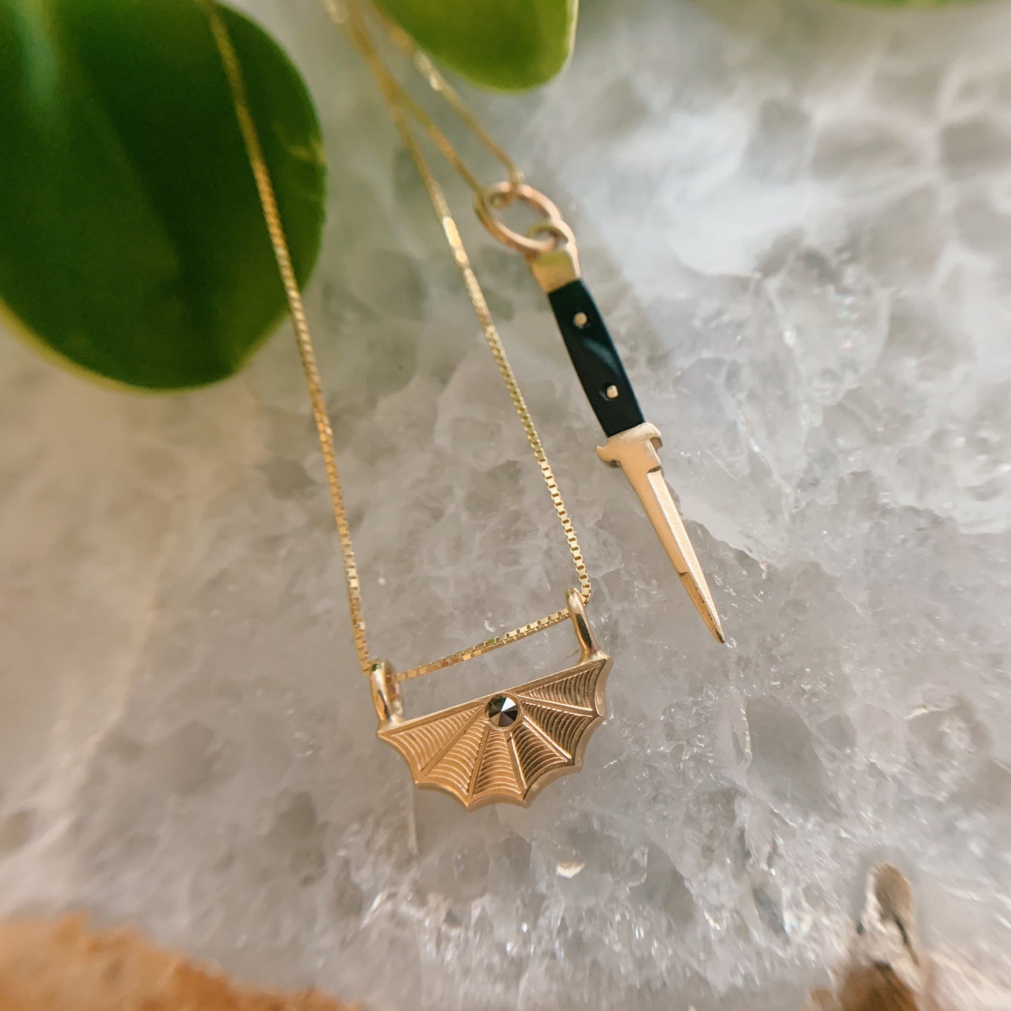 Weaver Spider Web Necklace