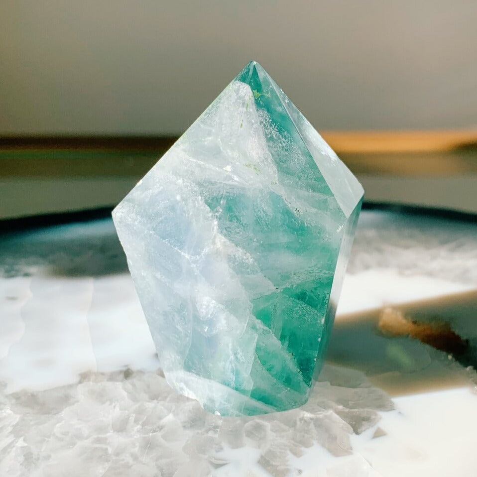 Fluorite Short Tower 2.5" - 3"