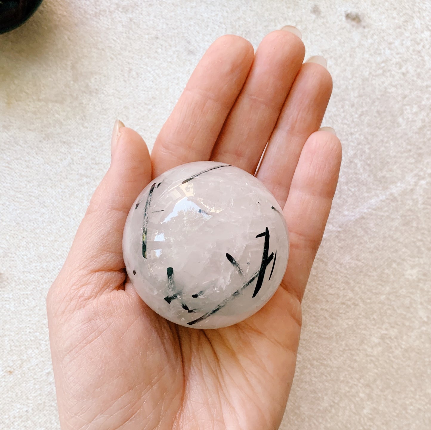 Tourmaline Quartz Spheres