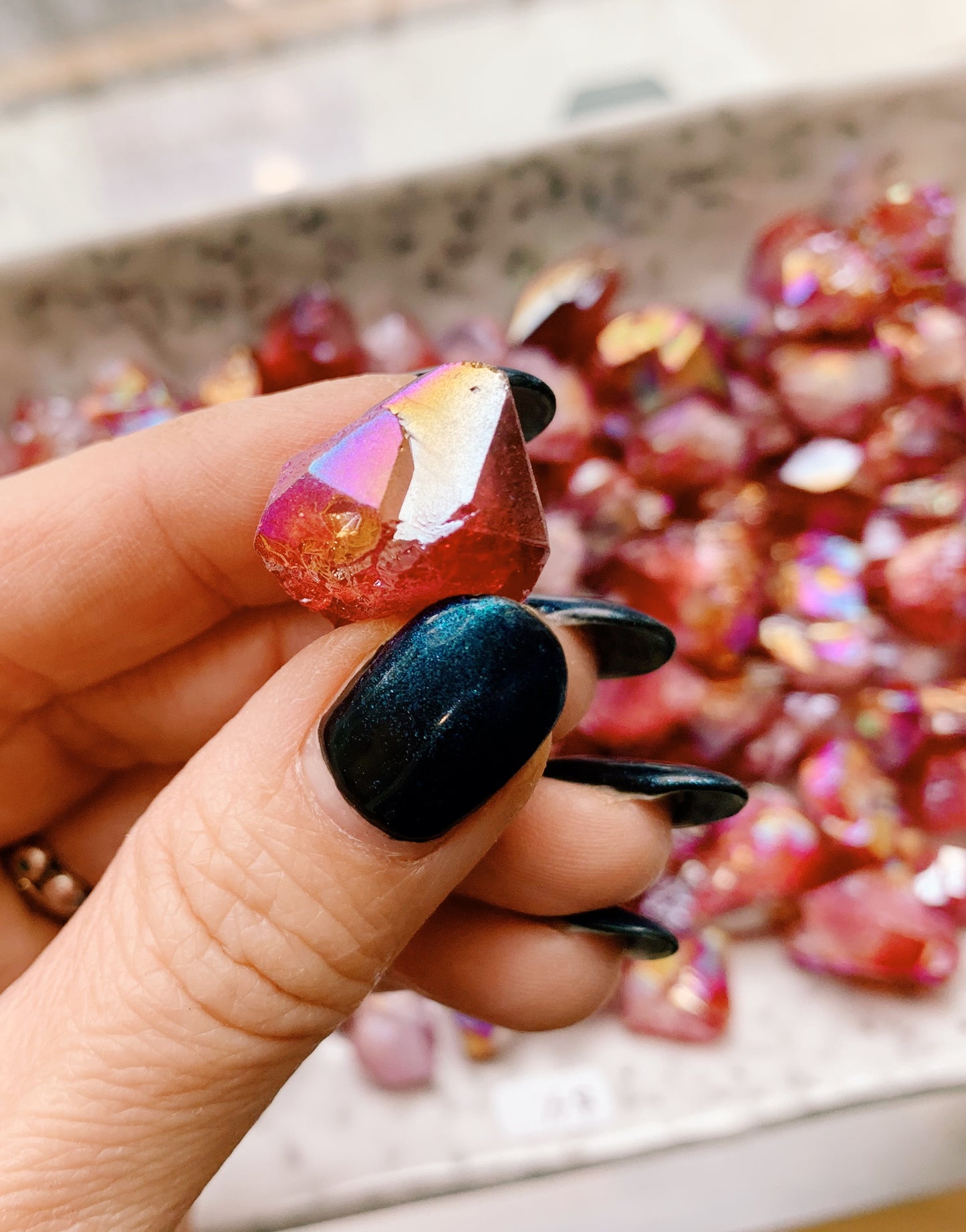 Aura Quartz Chunk - Red