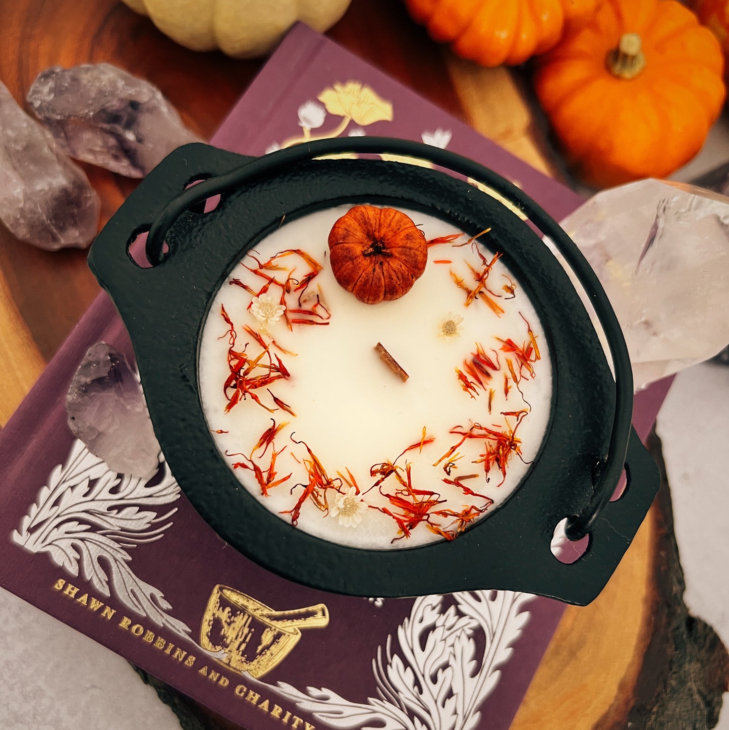 Cauldron Candle - Pumpkin Potion